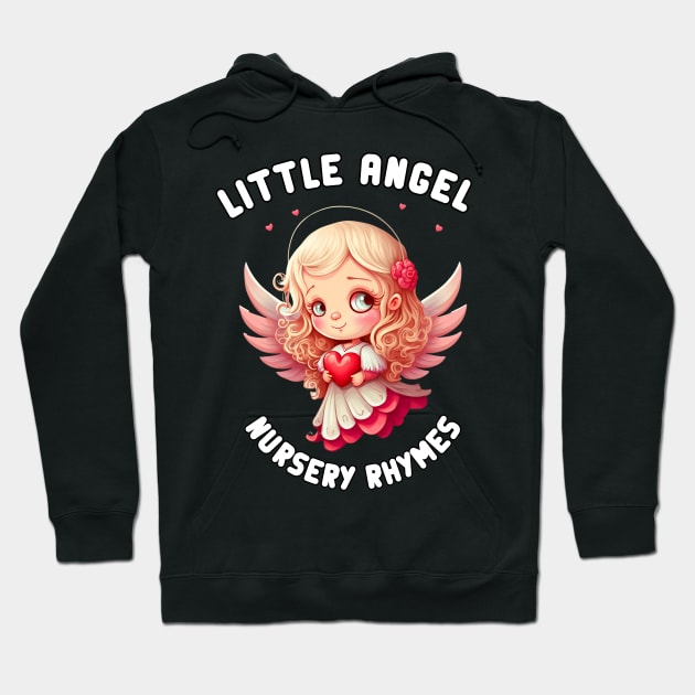 Little Angel Nursery Rhymes Hoodie by PlayfulPrints